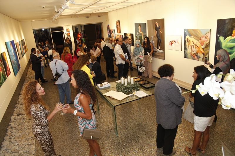 Opening of Nina Taher's Solo Exhibition 'Woman'